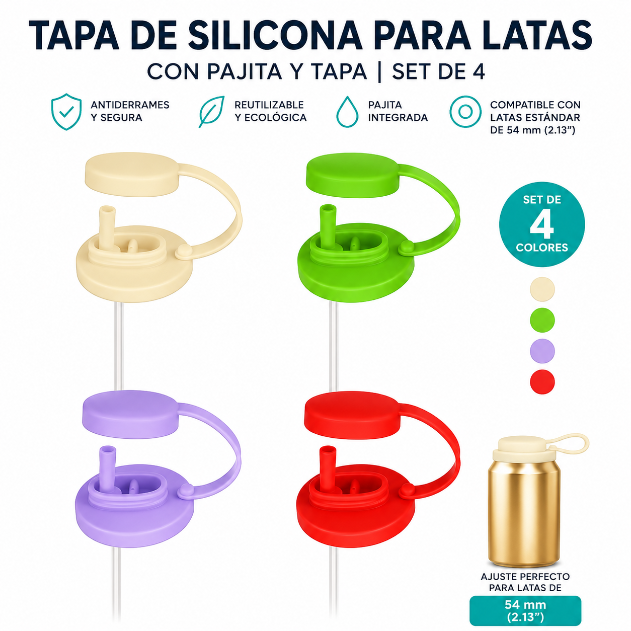 CanCap™ – Tapa de Silicona para Latas Universal