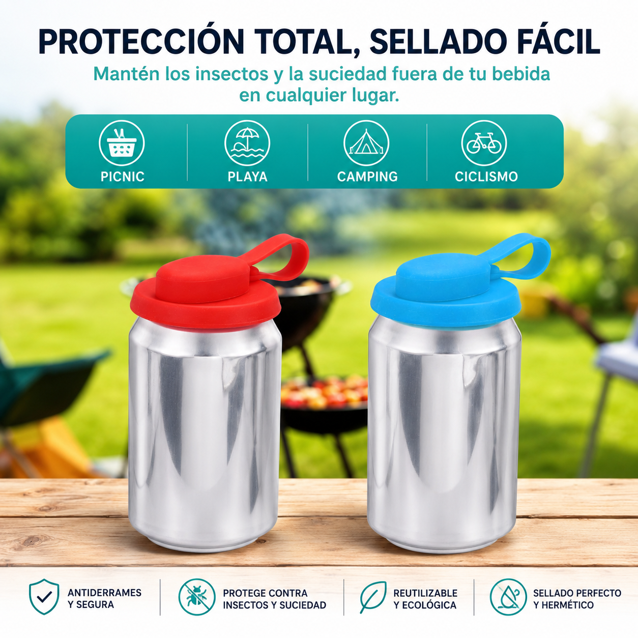 CanCap™ – Tapa de Silicona para Latas Universal