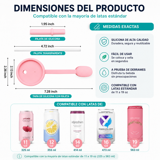Top-Ploc™ – Tapa de Silicona para Latas Universal
