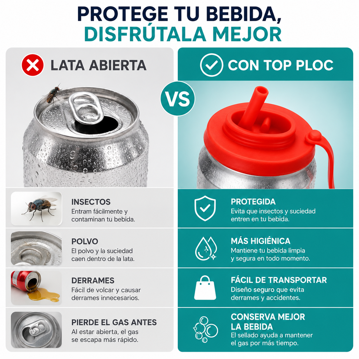 CanCap™ – Tapa de Silicona para Latas Universal